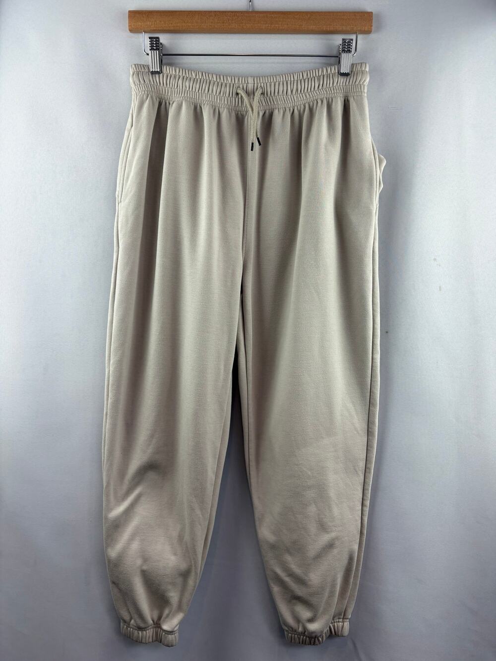 Women’s In Good State Large Beige Sweatpants
